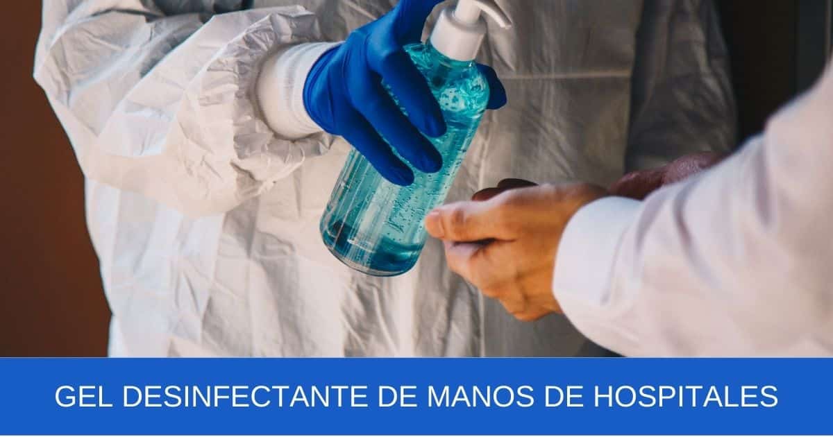 imagen banner Gel desinfectante de manos de hospitales